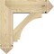 Ekena Millwork Imperial Arts and Crafts Rough Sawn Bracket w/ Offset Brace, Douglas Fir, 8"W x 26"D x 26"H BKT0806X26X26IMP03RDF - alternate 2